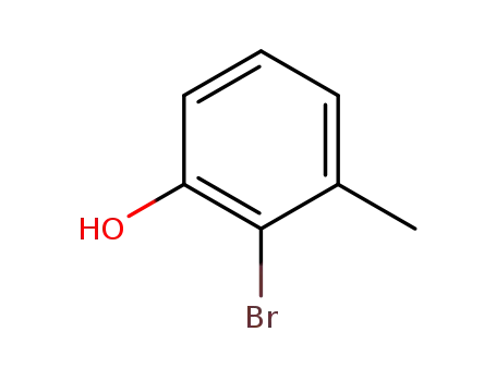 Molecular Structure of 22061-78-5 (2-Bromo-3-methyl-phenol)