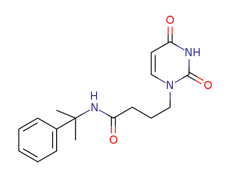 4-(2,4-dioxo-3,4-dihydropyrimidin-1(2H)-yl)-N-(2-phenylpropan-2-yl)butanamide