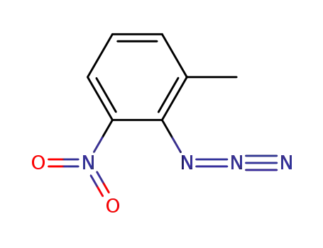 Molecular Structure of 16714-18-4 (2-Azido-3-nitrotoluene)