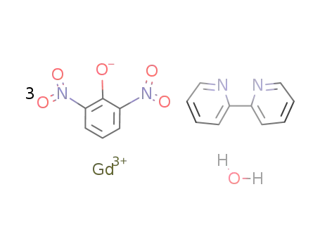 [gadolinium(III)(2,6-dinitrophenol(-H))3(H2O)(2,2'-bipyridine)]