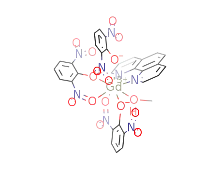 [gadolinium(III)(2,6-dinitrophenol(-H))3(methanol)(1,10-phenanthroline)]