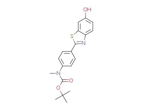 2-(4-(N-methyl-N-tert-butoxycarbonylamino)phenyl)benzo[d]thiazol-6-ol