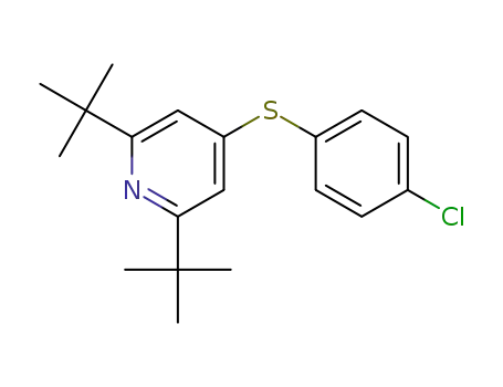 2,6-di-tert-butyl-4-pyridyl 4-chlorophenyl sulfide