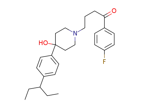 1-(4-fluorophenyl)-4-(4-hydroxy-4-(4-(pentan-3-yl)phenyl)piperidin-1-yl)butan-1-one
