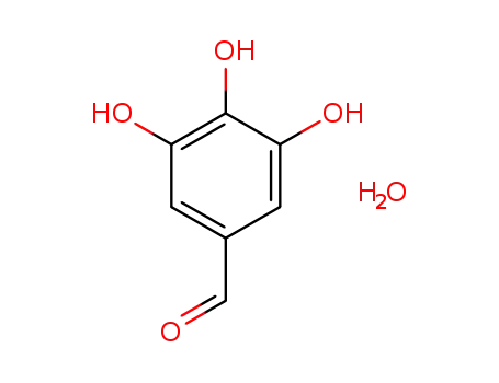 Molecular Structure of 207742-88-9 (3,4,5-Trihydroxybenzaldehyde monohydrate)