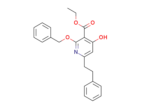 ethyl 2-(benzyloxy)-4-hydroxy-6-phenethylnicotinate