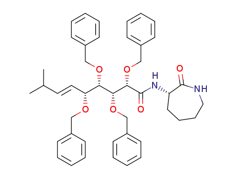 (2S,3R,4S,5R,E)-2,3,4,5-tetra(benzyloxy)-8-methyl-N-((S)-2-oxoazepan-3-yl)non-6-enamide