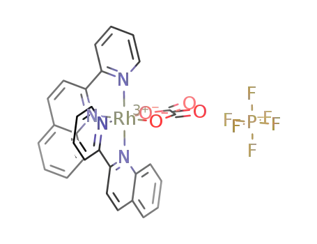 oxalatobis{2-(2'-pyridyl)quinoline}rhodium(III) hexafluorophosphate