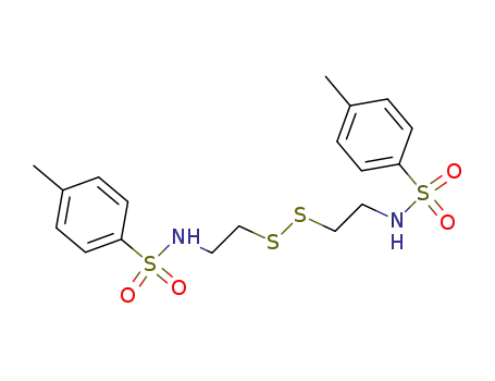 Molecular Structure of 23516-74-7 (Benzenesulfonamide,N,N'-(dithiodi-2,1-ethanediyl)bis[4-methyl-)