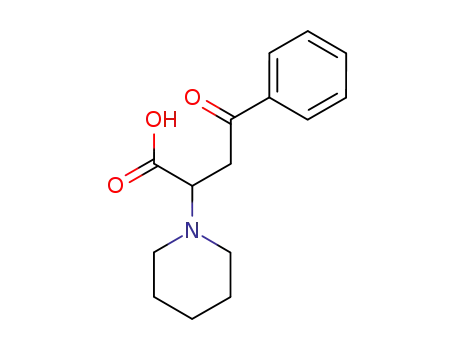 4-Oxo-4-phenyl-2-piperidino-butansaeure