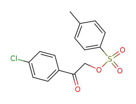 Molecular Structure of 25917-49-1 (Ethanone, 1-(4-chlorophenyl)-2-[[(4-methylphenyl)sulfonyl]oxy]-)