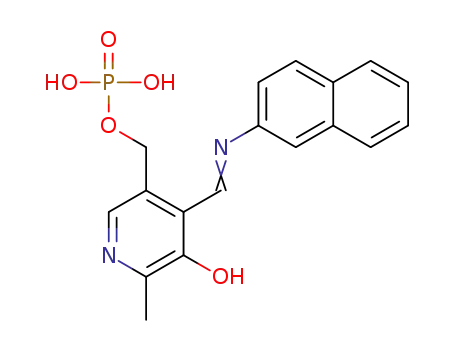 (5-hydroxy-6-methyl-4-[(naphthalen-2-ylimino)methyl]pyridin-3-yl)methyl dihydrogen phosphate