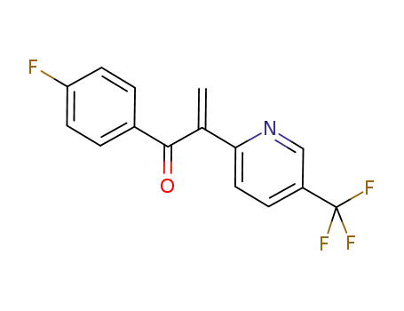 1-(4-fluorophenyl)-2-[5-(trifluoromethyl)-2-pyridyl]prop-2-en-1-one