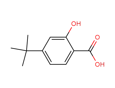 Molecular Structure of 4578-63-6 (4-tert-butyl-2-hydroxybenzoic acid)