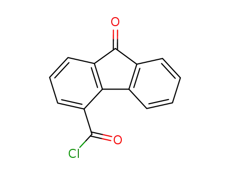 Molecular Structure of 7071-83-2 (9-FLUORENONE-4-CARBONYL CHLORIDE)