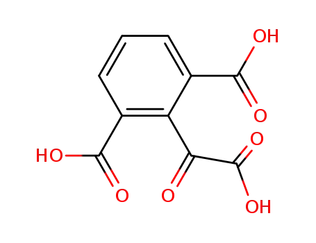 Molecular Structure of 3112-43-4 (1,3-Benzenedicarboxylicacid, 2-(carboxycarbonyl)-)