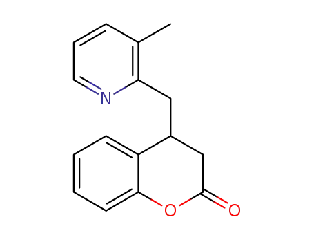 4-((3-methylpyridin-2-yl)methyl)chroman-2-one