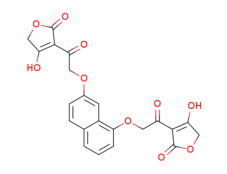 3,3'-{2,2'-[naphthalene-1,7-diylbis(oxy)]bis(acetyl)}bis[4-hydroxyfuran-2(5H)-one]