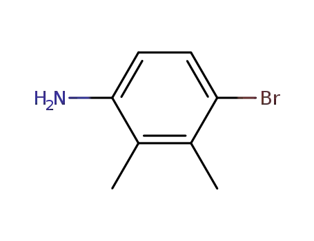 Molecular Structure of 22364-25-6 (4-BROMO-2,3-DIMETHYLANILINE)