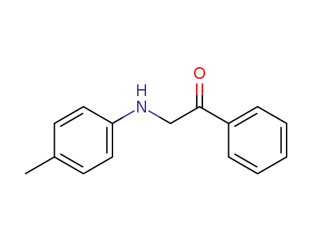 Molecular Structure of 4831-18-9 (Ethanone, 2-[(4-methylphenyl)amino]-1-phenyl-)