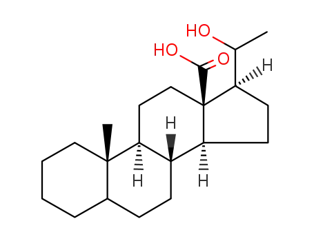 20-hydroxy-pregnan-18-oic acid