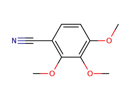 Molecular Structure of 43020-38-8 (2,3,4-TRIMETHOXYBENZONITRILE)