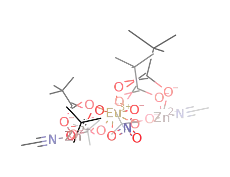 Bis(acetonitrile-κN)hexakis(μ-O,O'-trimethylacetato)(nitrato-κ2O,O')dizinc(II)europium(III)