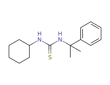 1-cyclohexyl-3-(2-phenylpropan-2-yl)thiourea
