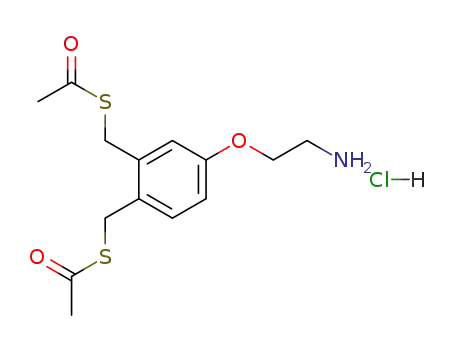S,S'-((4-(2-aminoethoxy)-1,2-phenylene)bis(methylene)) diethanethioate hydrochloride