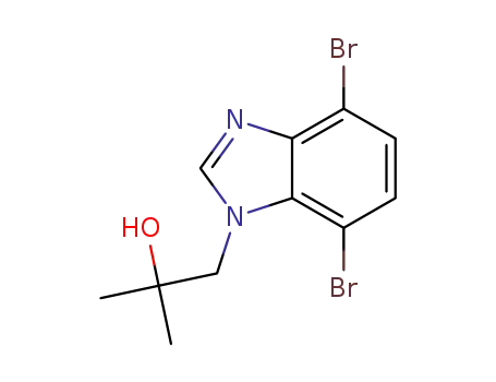 1-(4,7-dibromo-1H-benzimidazol-1-yl)-2-methylpropan-2-ol