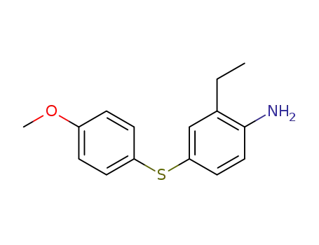 2-ethyl-4-(4-methoxyphenylthio)aniline