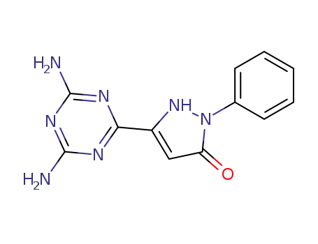 5-(diamino-[1,3,5]triazin-2-yl)-2-phenyl-1,2-dihydro-pyrazol-3-one