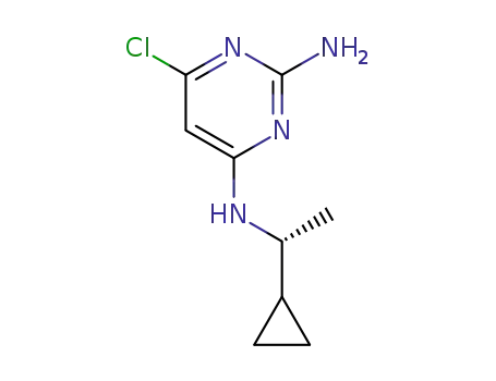 6-chloro-4-N-[(1R)-1-cyclopropylethyl]pyrimidine-2,4-diamine
