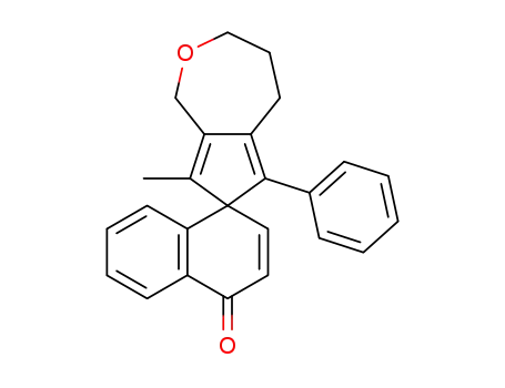 6-methyl-8-phenyl-1,2,3,5-tetrahydro-1'H-spiro[cyclopenta[c]oxepine-7,4'-naphthalen]-1'-one