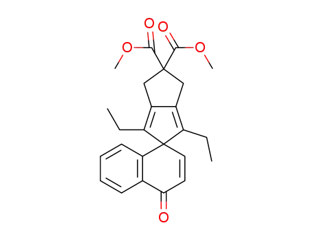dimethyl 1',3'-diethyl-4-oxo-4H,4'H-spiro[naphthalene-1,2'-pentalene]-5',5'(6'H)-dicarboxylate