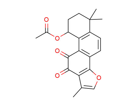 1,6,6-trimethyl-10,11-dioxo-6,7,8,9,10,11-hexahydrophenanthro[1,2-b]furan-9-yl acetate