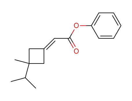 phenyl 2-(3-Isopropyl-3-methylcyclobutylidene)acetate