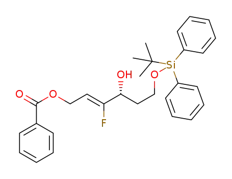 (R,Z)-6-(tert-butyldiphenylsilyloxy)-3-fluoro-4-hydroxy-2-hexen-1-yl benzoate
