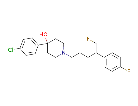 (E)-4-(4-chlorophenyl)-1-(5-fluoro-4-(4-fluorophenyl)pent-4-enyl)piperidin-4-ol
