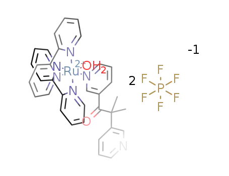 [Ru(2,2′-bipyridine)2(2-methyl-1,2-di-3-pyridil-1-propanone)(H2O)](PF6)2