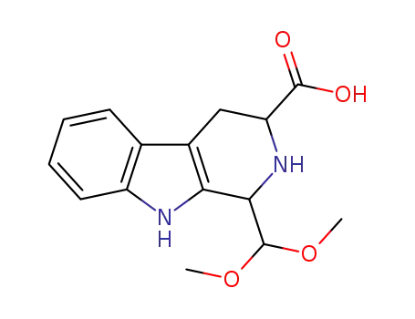 1-(dimethoxymethyl)-2,3,4,9-tetrahydro-1H-pyrido[3,4-b]indole-3-carboxylic acid