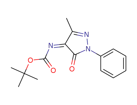 (Z)-tert-butyl (3-methyl-5-oxo-1-phenyl-1H-pyrazol-4(5H)-ylidene) carbamate