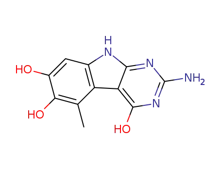 2-amino-5-methyl-9H-pyrimido[4,5-b]indole-4,6,7-triol