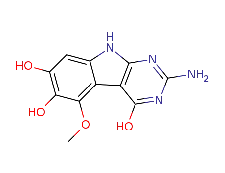 2-amino-5-methoxy-9H-pyrimido[4,5-b]indole-4,6,7-triol