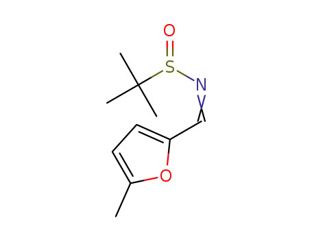 2-methyl-N-[(5-methylfuran-2-yl)methylidene]propane-2-sulfinamide