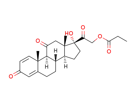 17-hydroxy-21-propionyloxy-pregna-1,4-diene-3,11,20-trione