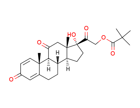 Pregna-1,4-diene-3,11,20-trione,21-(2,2-dimethyl-1-oxopropoxy)-17-hydroxy- (9CI)