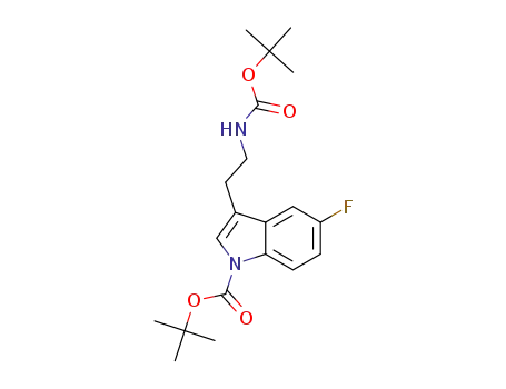 tert-butyl 3-(2-((tert-butoxycarbonyl)amino)ethyl)-5-fluoro-1H-indole-1-carboxylate