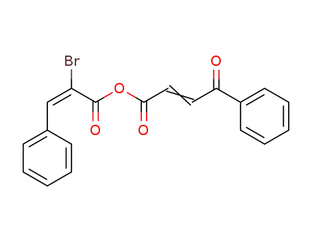 (α-bromo-cis-cinnamic acid )-(4-oxo-4-phenyl-crotonic acid )-anhydride