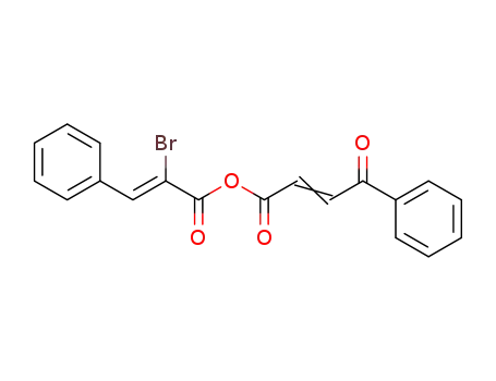 (α-bromo-trans-cinnamic acid )-(4-oxo-4-phenyl-crotonic acid )-anhydride